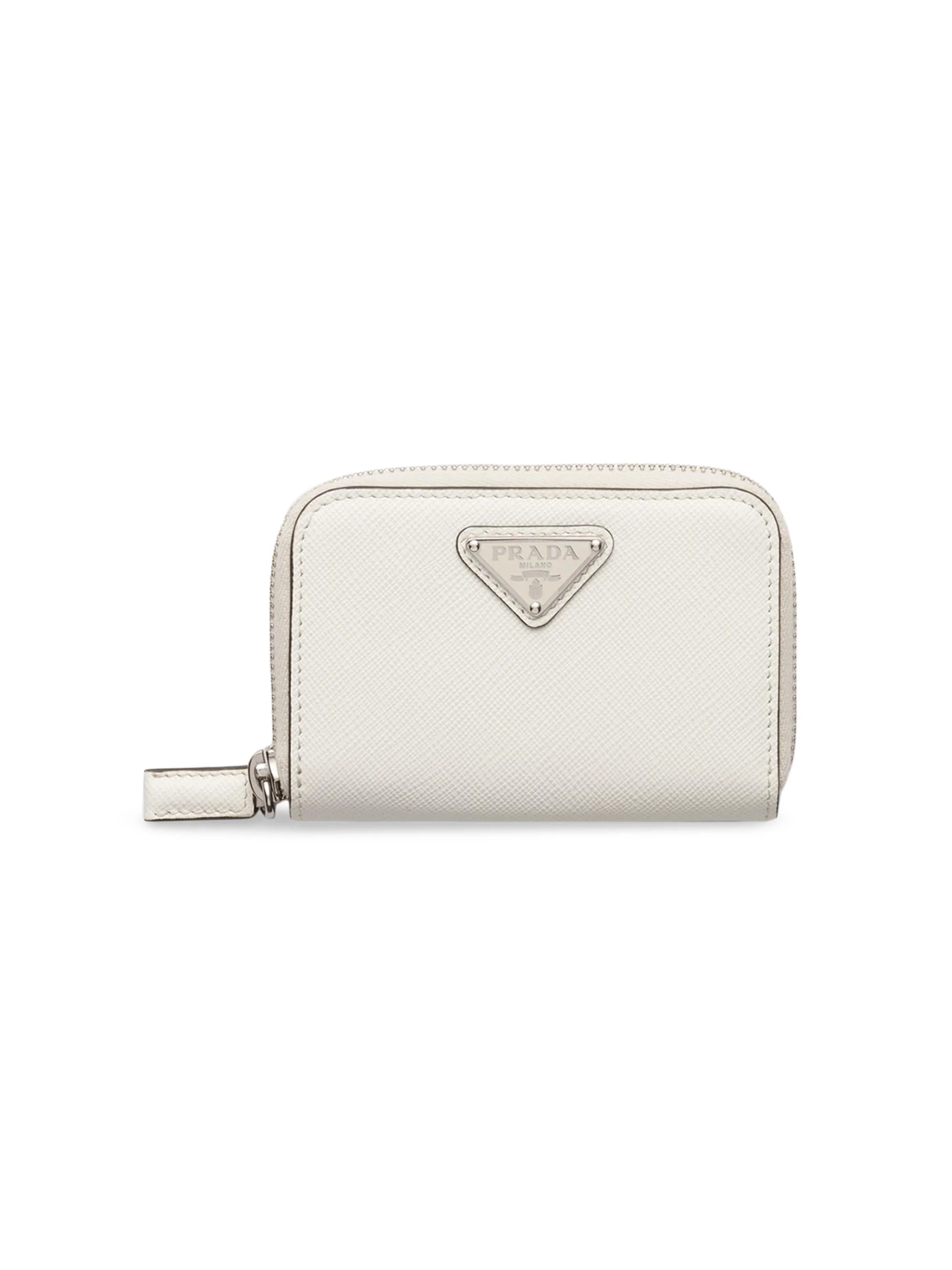 Men's Saffiano Coin Purse - White - 1
