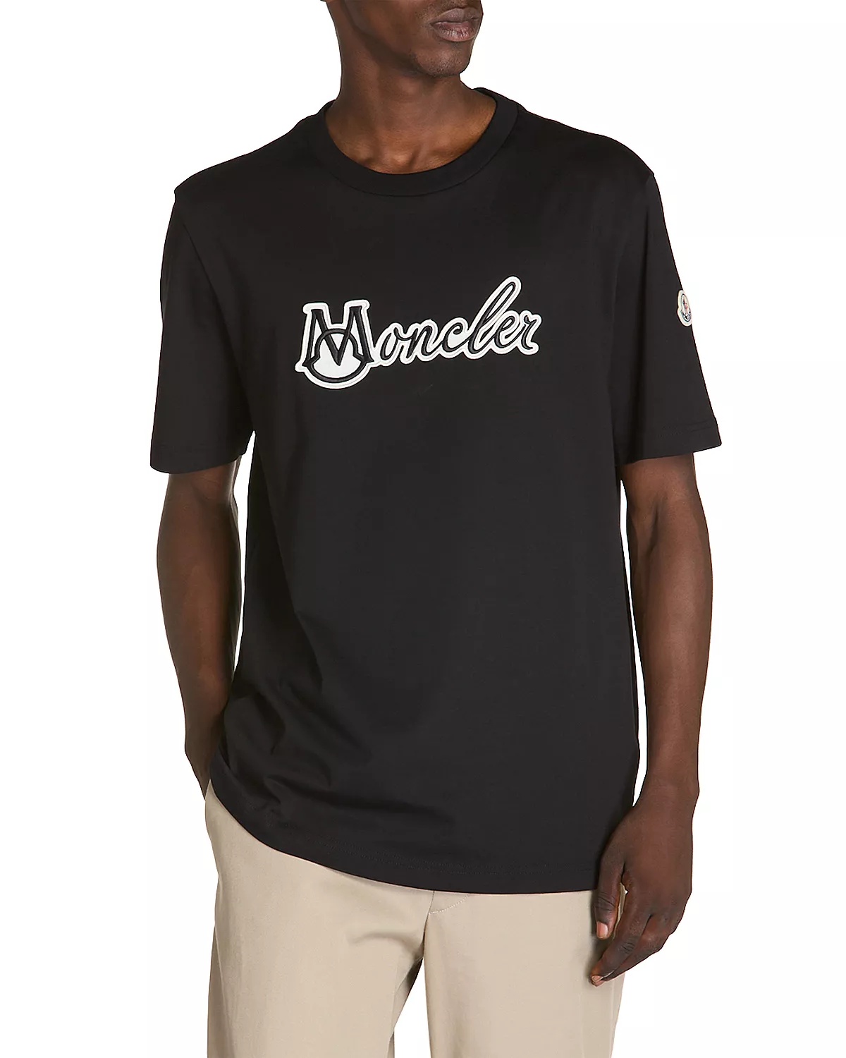 Cotton Embroidered Logo Graphic Tee - 3