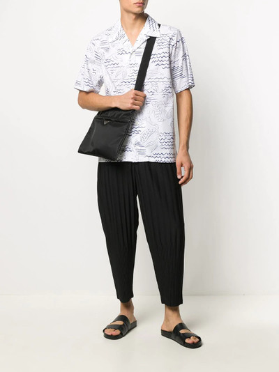 ISSEY MIYAKE all-over pleated trousers outlook