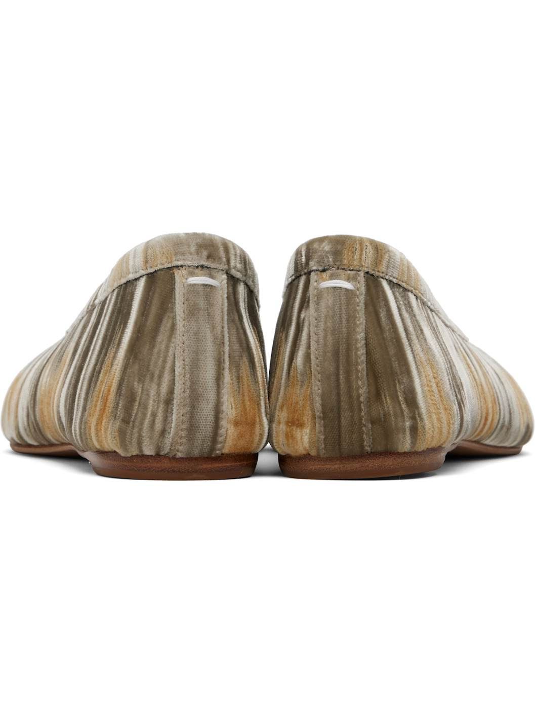 Brown Tabi Ballerina Flats - 2