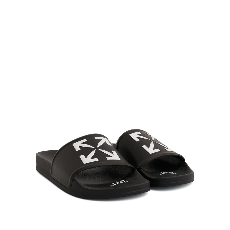 Off-White Arrow Slider in Black/White outlook