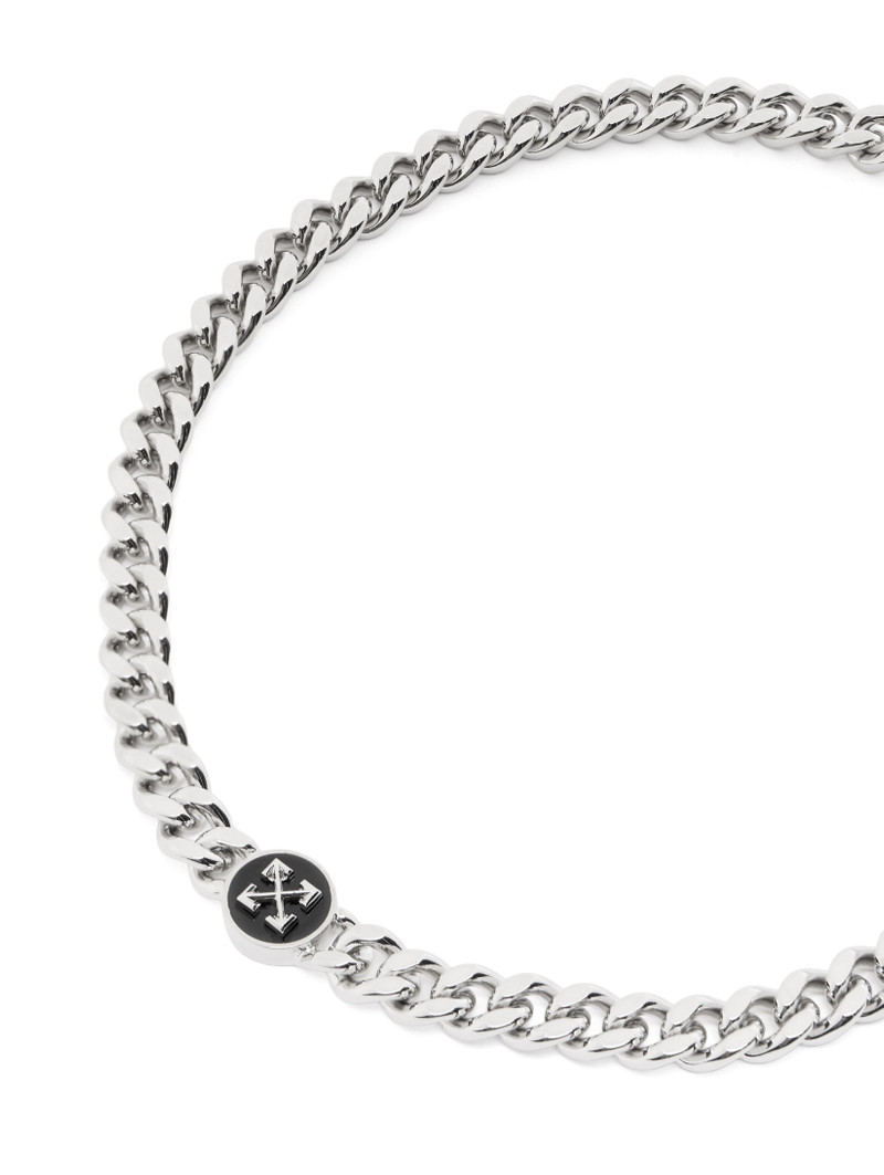 Off-White ROUND ARROW NECKLACE outlook