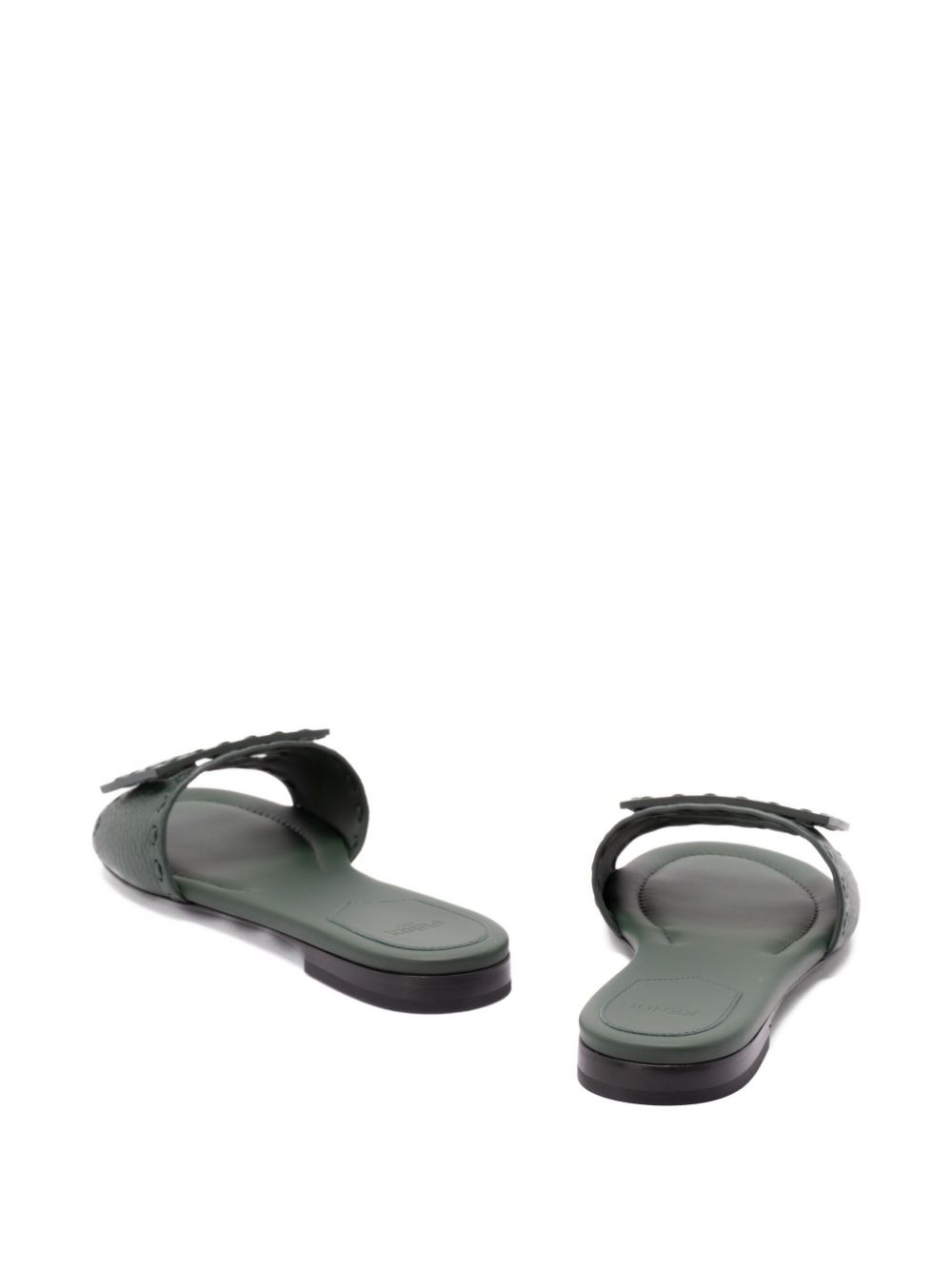 logo-embellished flat sandals - 2