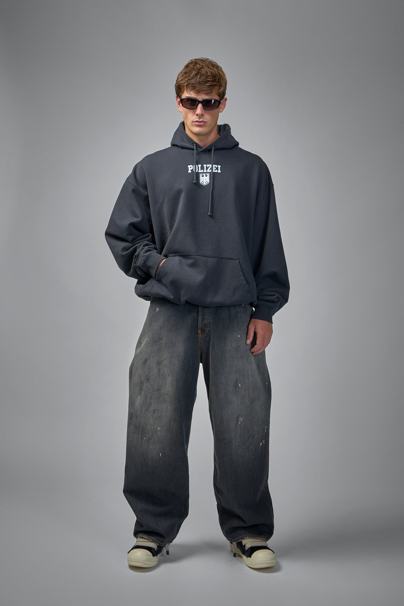 Polizei Oversized Hoodie - 2