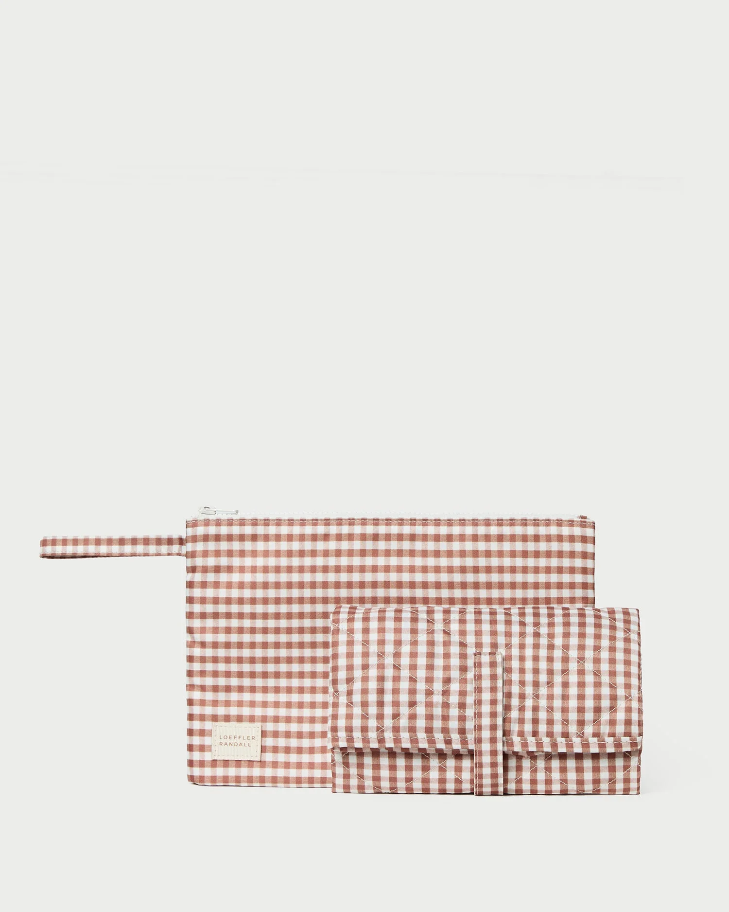 Dottie Brown Gingham Changing Pad - 1