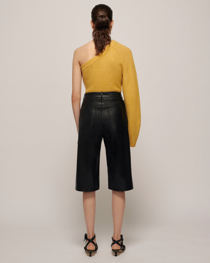 Vegan Leather Shorts 4