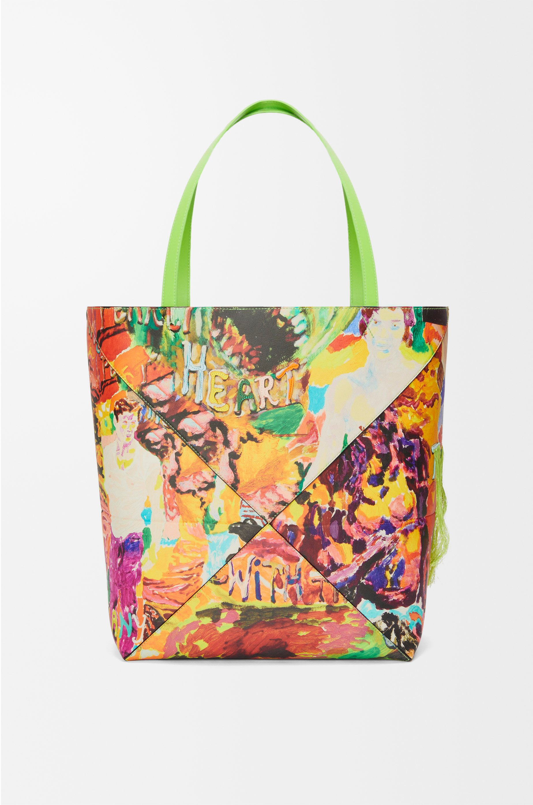 XL Puzzle Fold tote in classic calfskin - 7