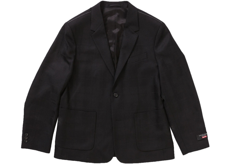 Supreme Supreme Tartan Wool Suit Black outlook