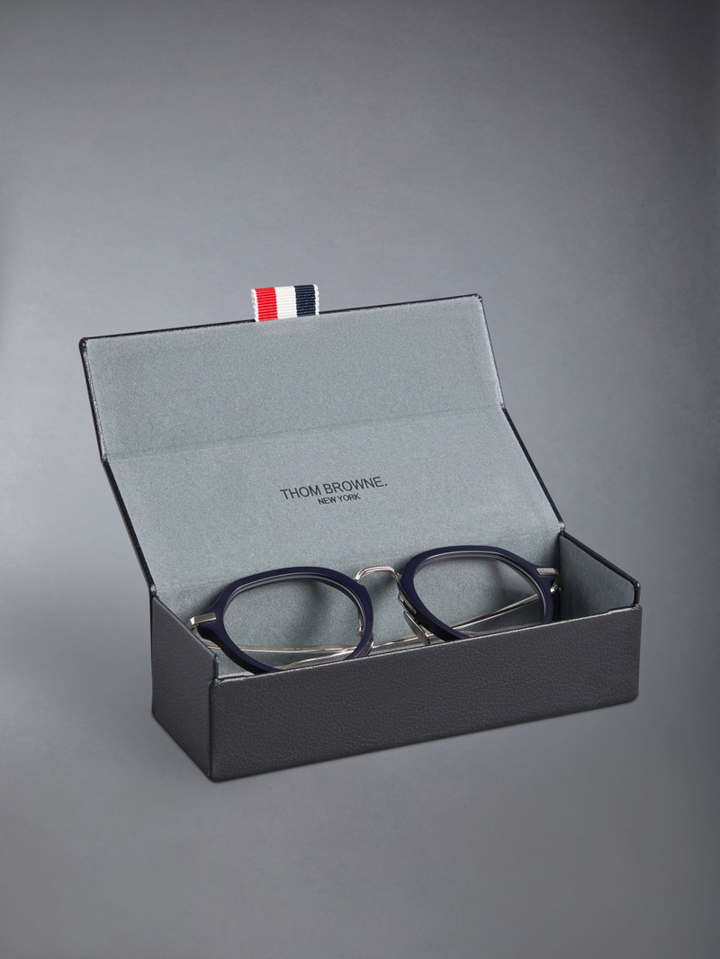 ROUND EYEGLASSES IN ACETATE AND TITANIUM 6