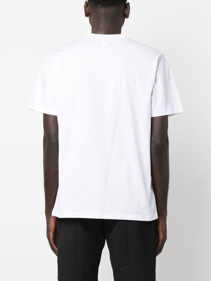 logo-print cotton T-shirt - 4