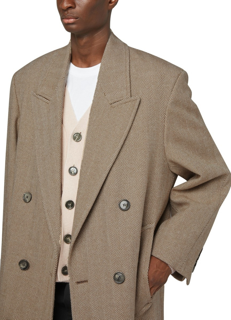 Long double breasted coat 4