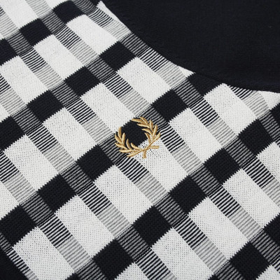 Fred Perry Fred Perry Abstract Check Knitted Shirt outlook