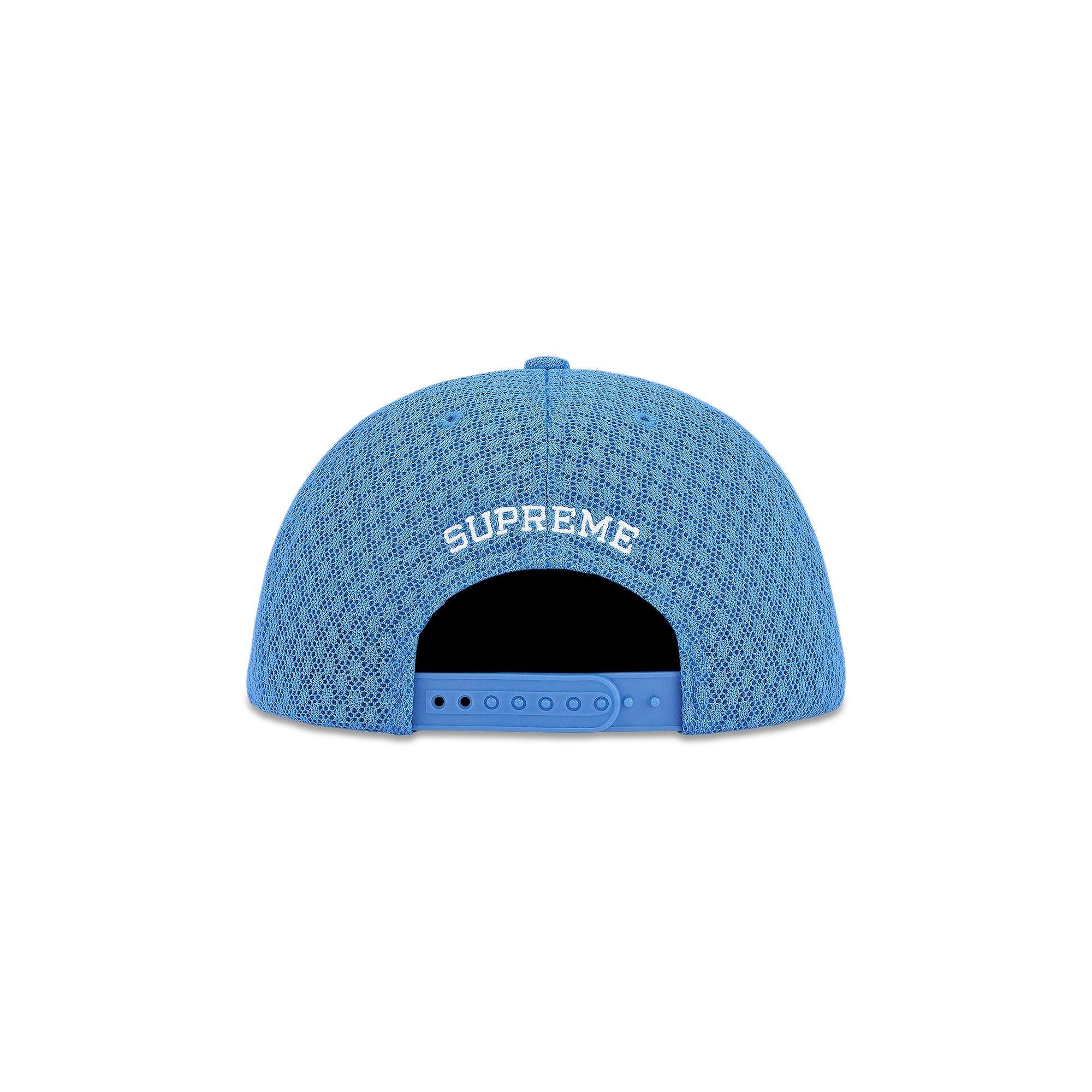 Supreme Classic Logo Air Mesh 6-Panel 'Light Blue' - 2