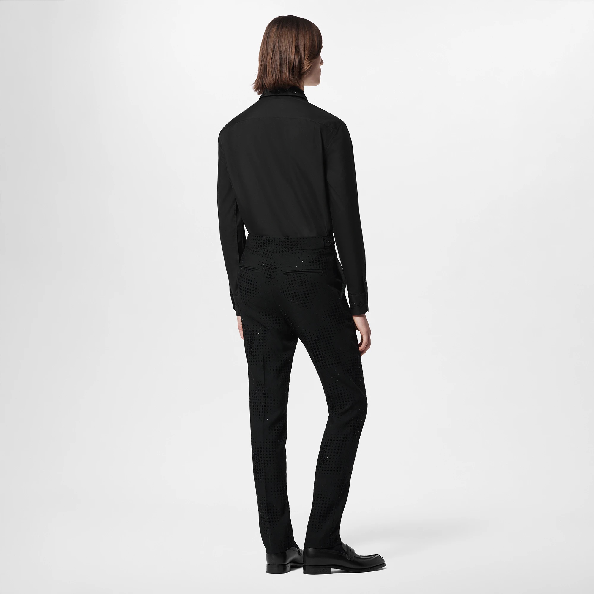Embroidered Long-Sleeved Cotton Blend Shirt - 4