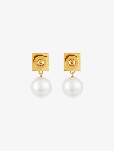 Givenchy 4G EARRINGS IN METAL WITH PEARLS outlook