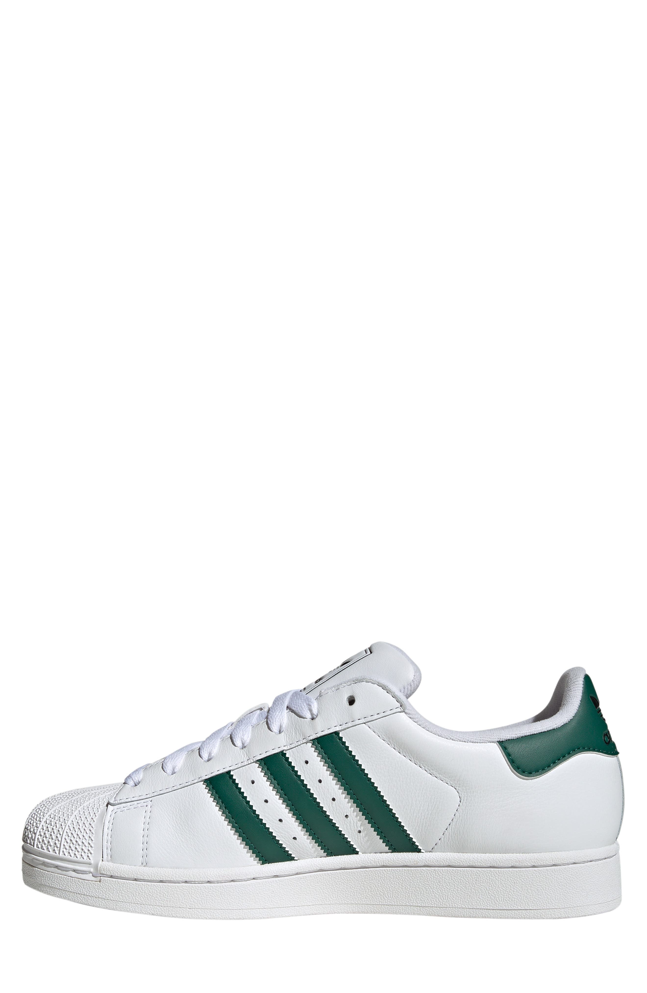adidas Gender Inclusive Superstar II Sneaker in White/collegiate Green/black at Nordstrom - 6
