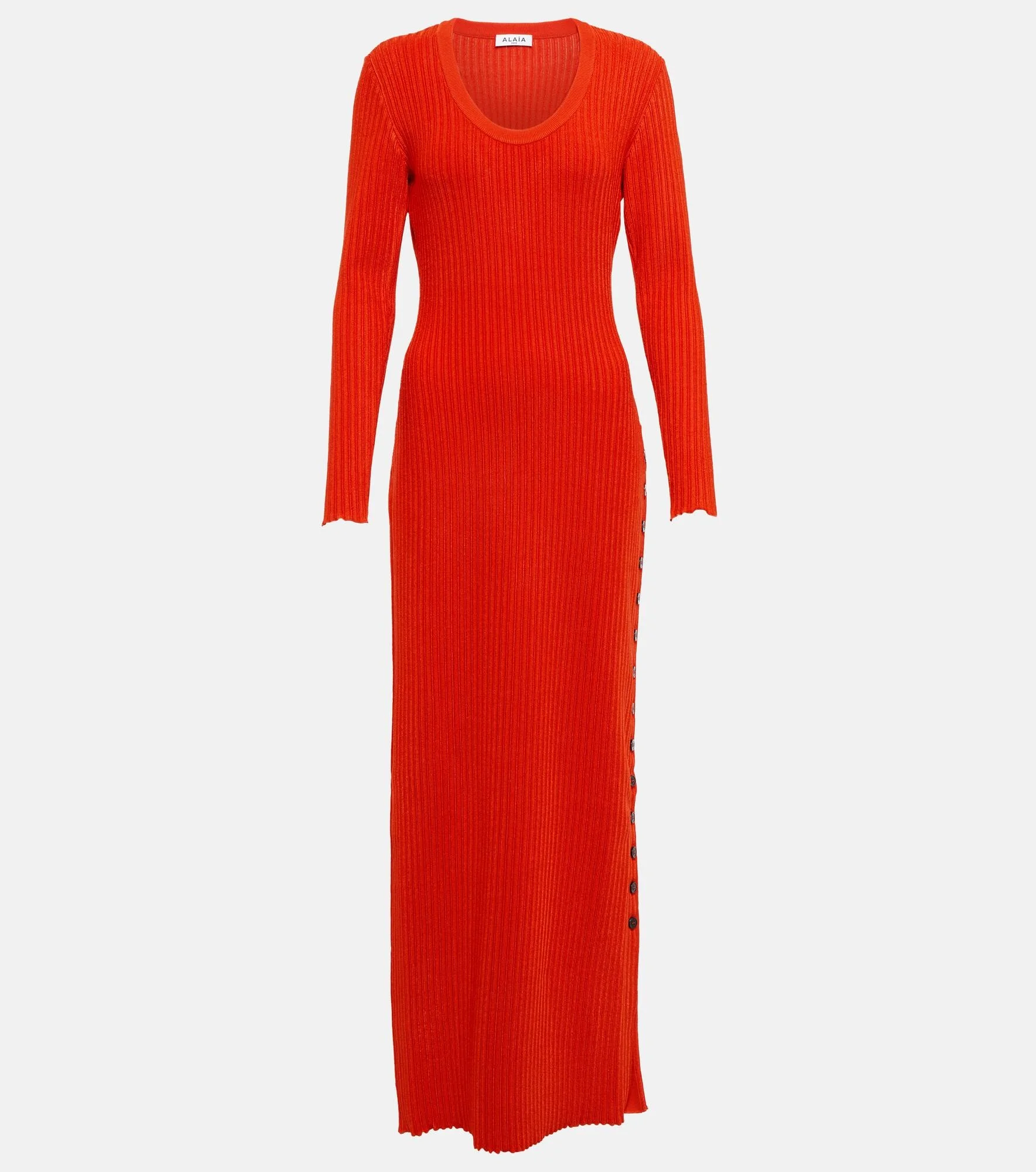 Ribbed-knit maxi dress - 1