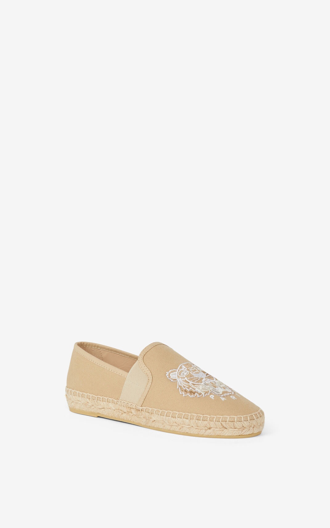 Tiger elasticated canvas espadrilles - 8