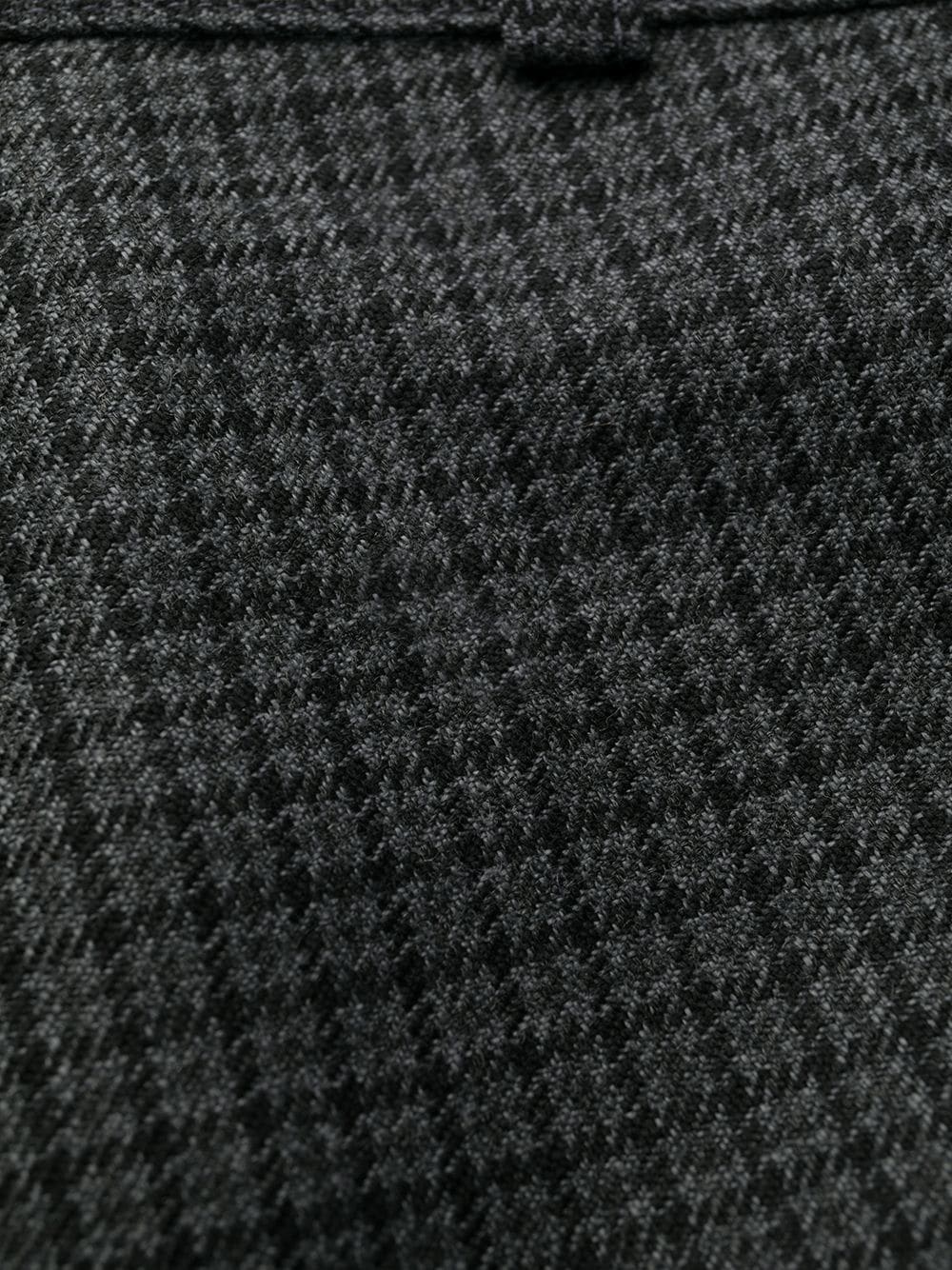 check tapered trousers - 7