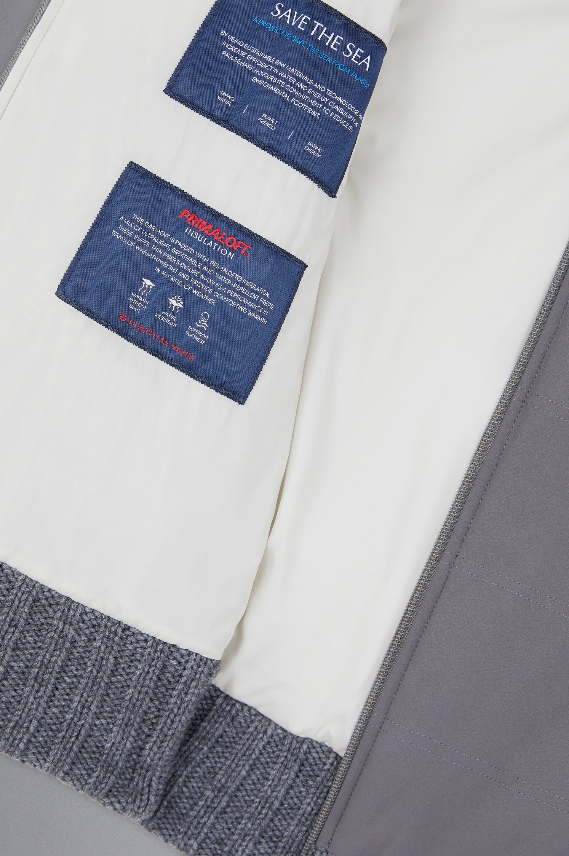 WOOL JACQUARD AND TYPHOON® HYBRID VEST - 6