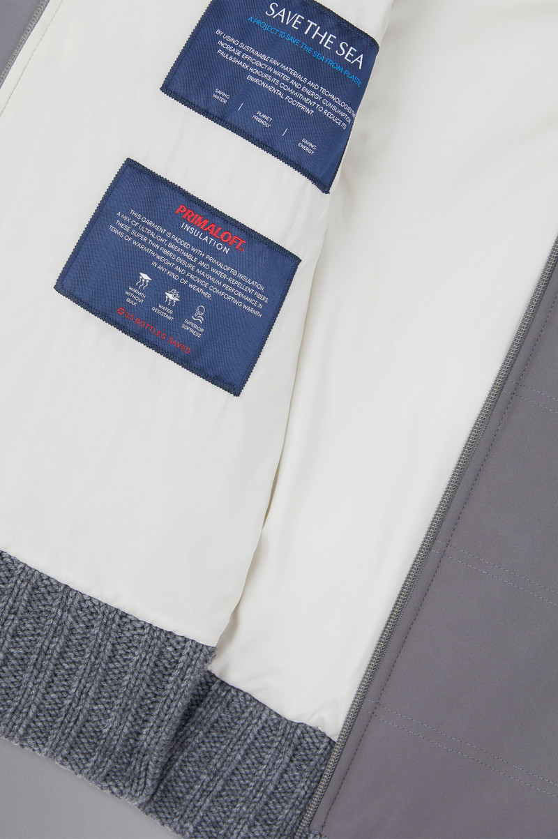 WOOL JACQUARD AND TYPHOON® HYBRID VEST 6