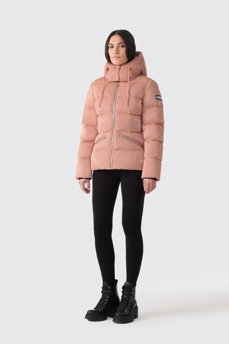 MACKAGE MADALYN-GLO High-Gloss Down Jacket With Removable Hood outlook