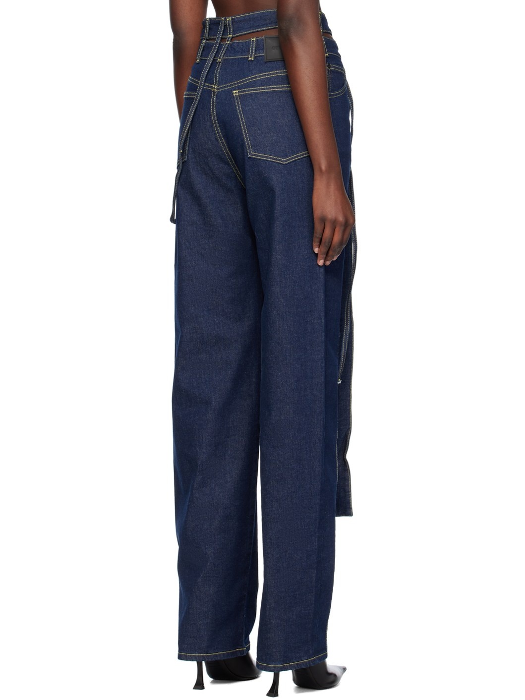 【関税込み】Ottolinger SSENSE限定 ブルー ジーンズ OTTOLINGER SSENSE Exclusive Blue Jeans | REVERSIBLE