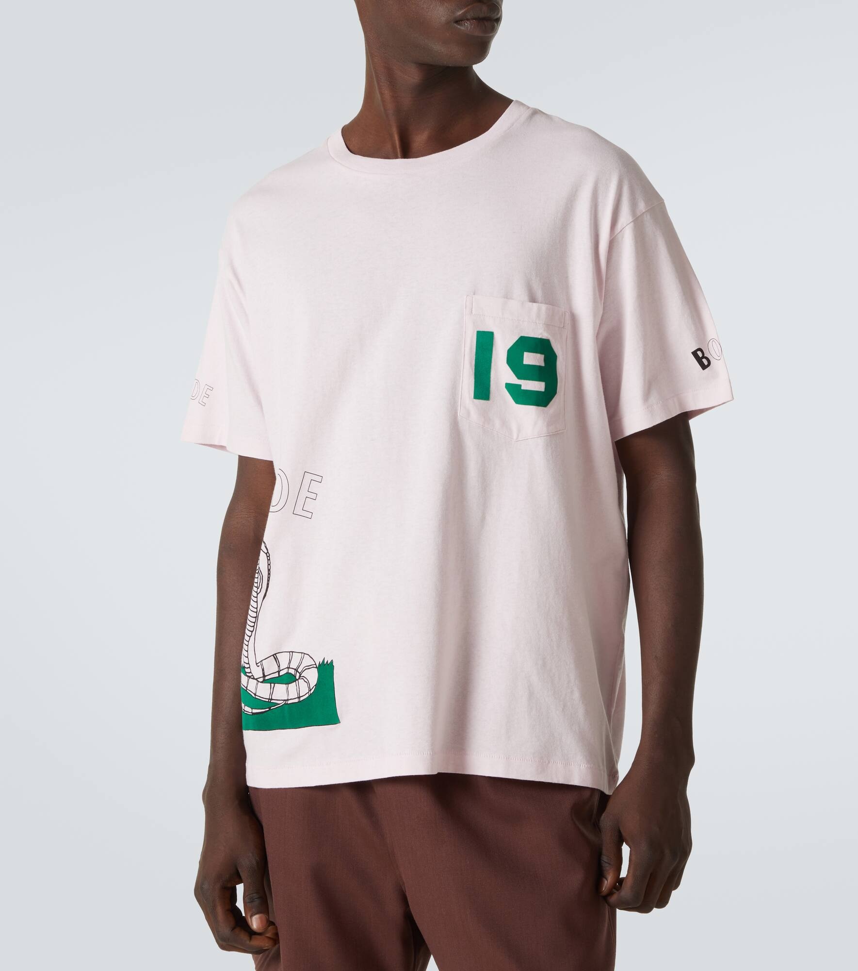 Cobra printed cotton jersey T-shirt - 3
