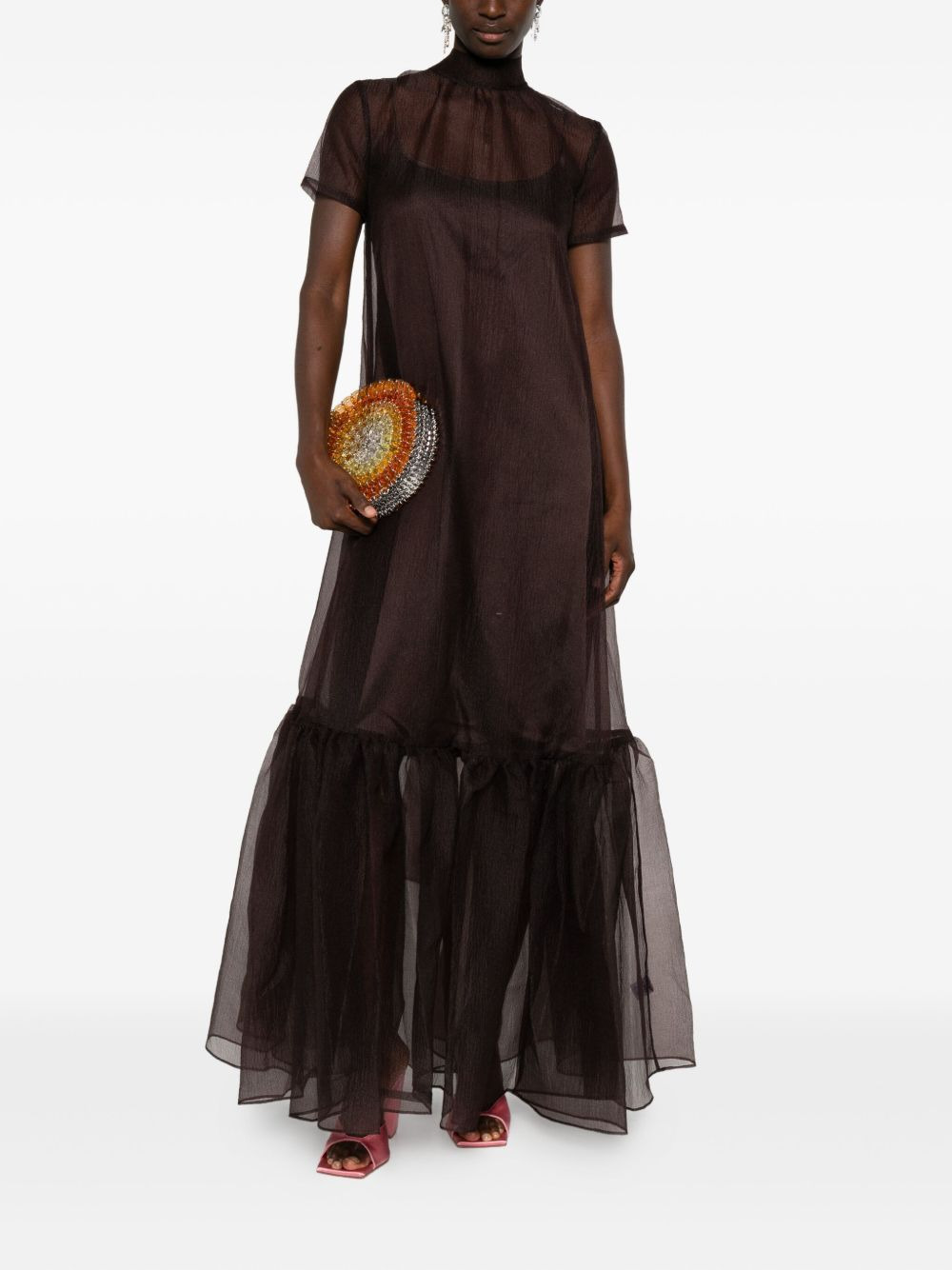 semi-sheer dress - 2