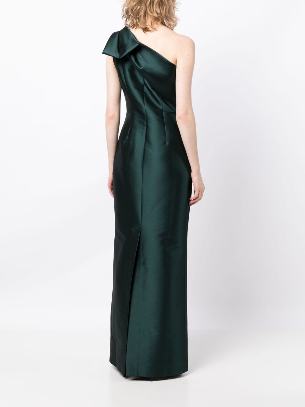 Bonnie satin-finish gown - 4