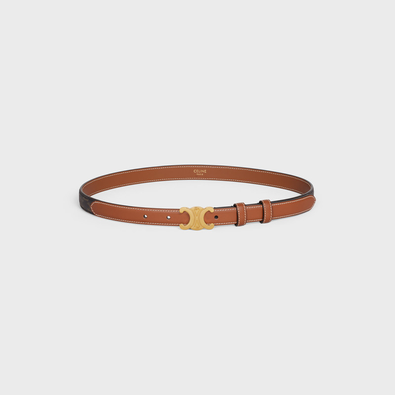 SMALL TRIOMPHE BELT in TRIOMPHE CANVAS AND CALFSKIN 3