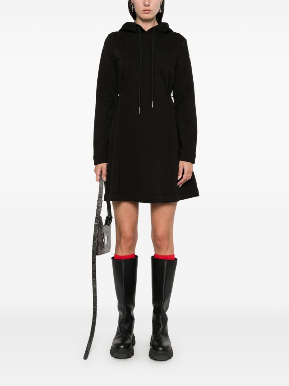 hooded mini dress - 2