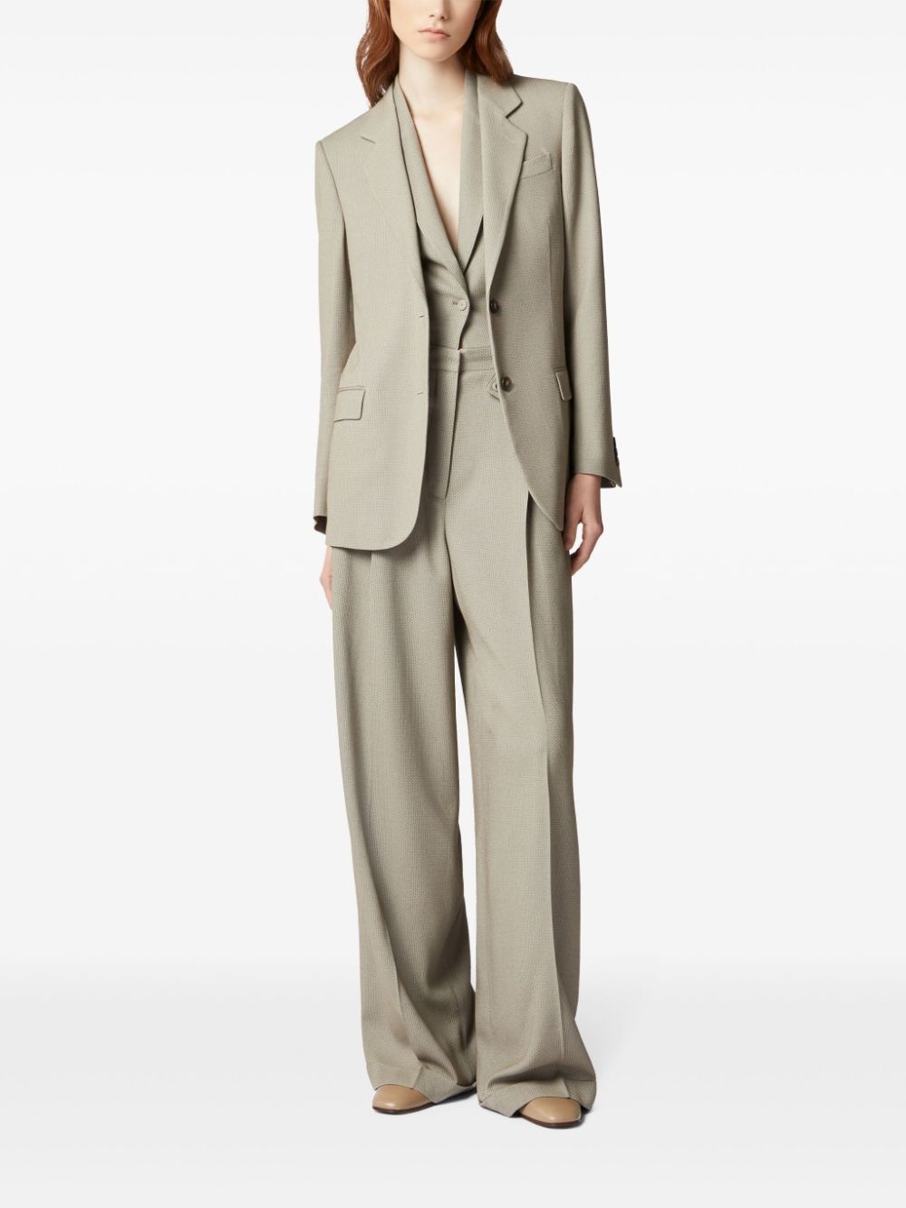 wide-leg tailored trousers - 2