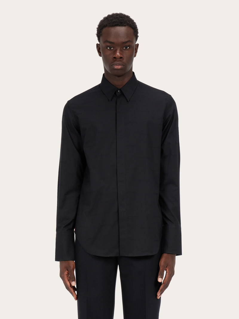 FERRAGAMO Long sleeved sports shirt outlook