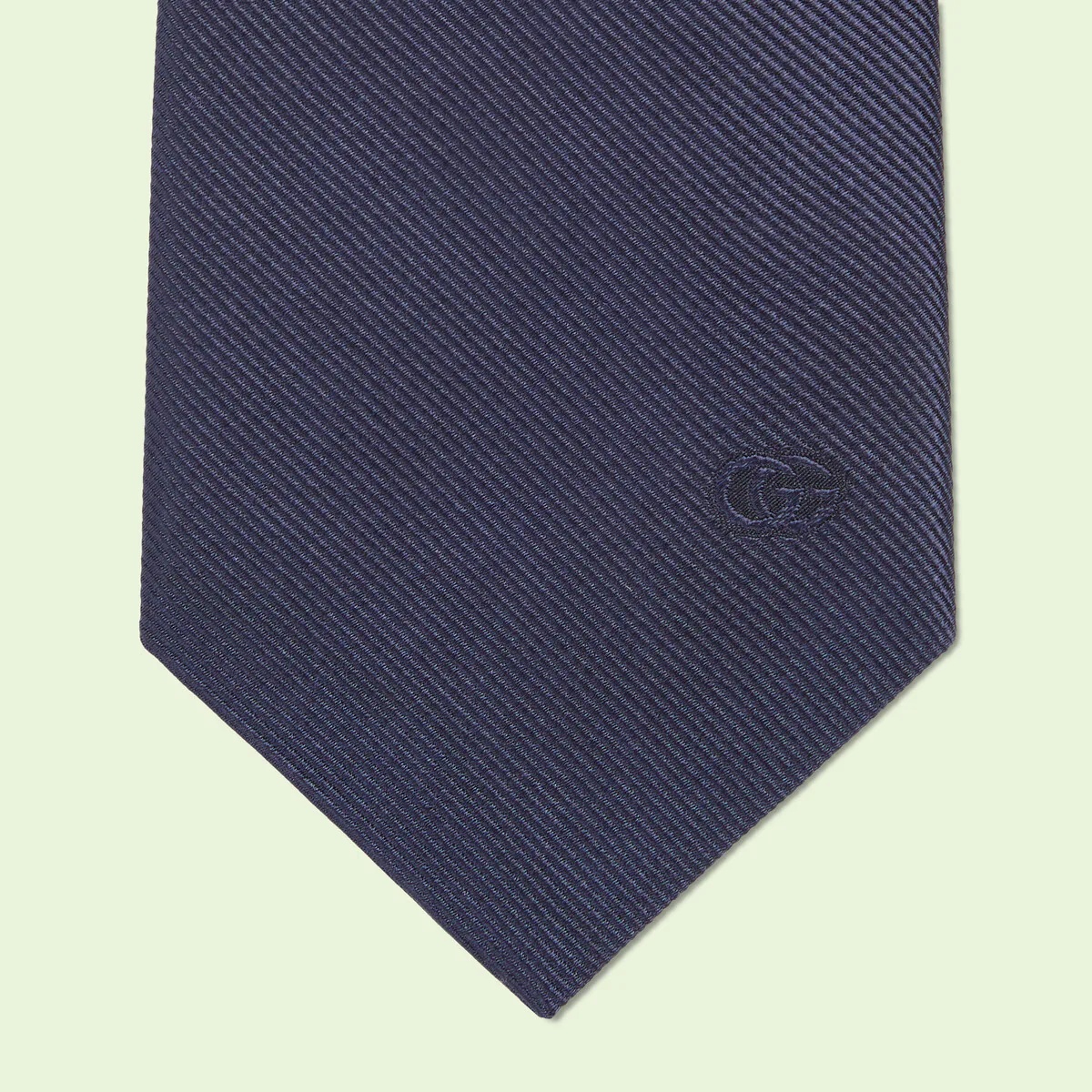 Plain silk tie - 4