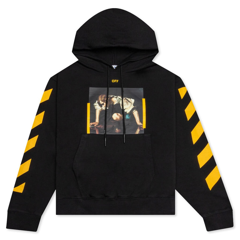 Black Diag Arrow Hoodie - 1
