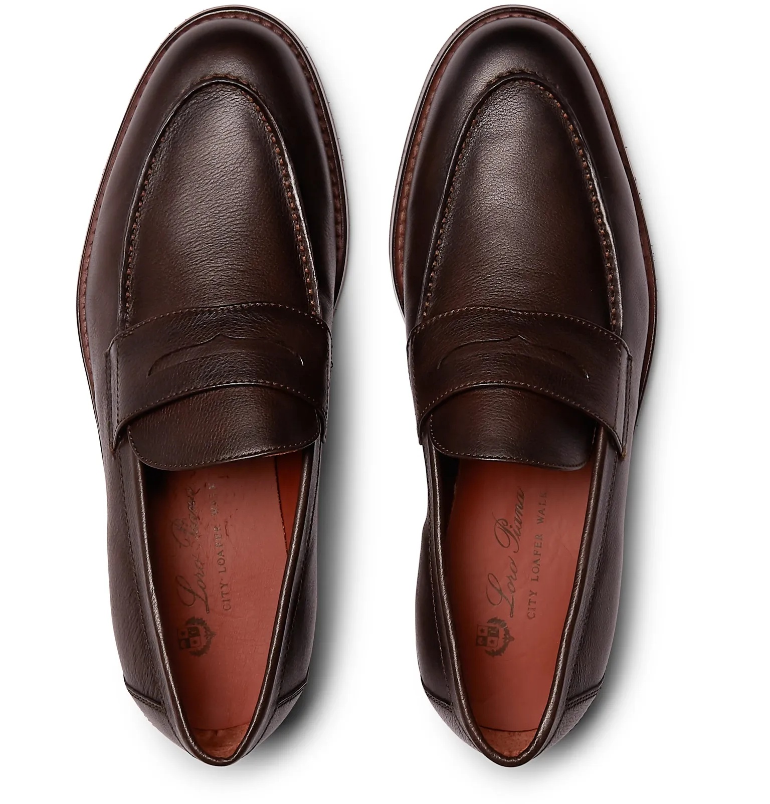 City Life Full-Grain Leather Loafers - 8