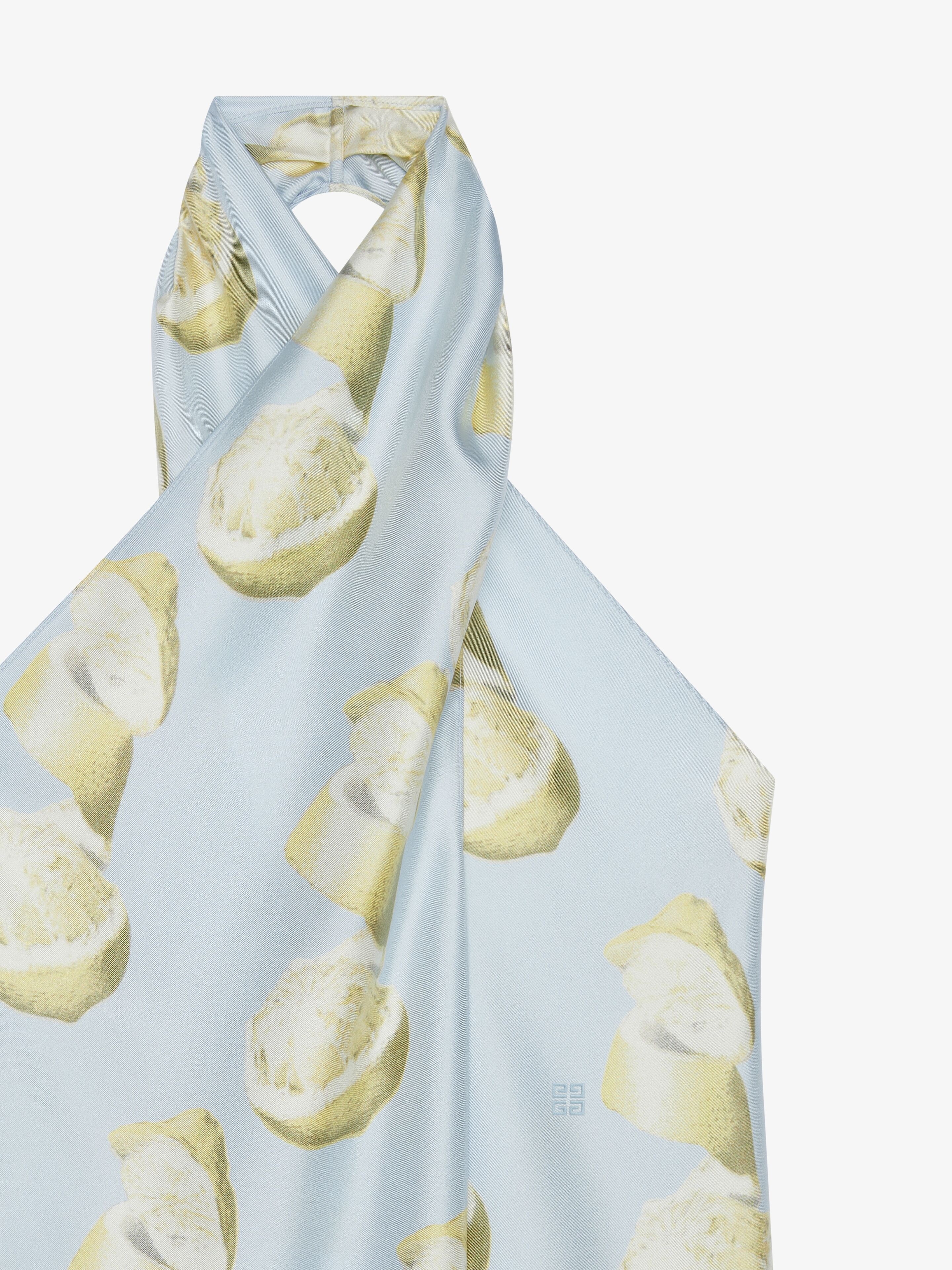 PRINTED DRESS IN SILK - 5
