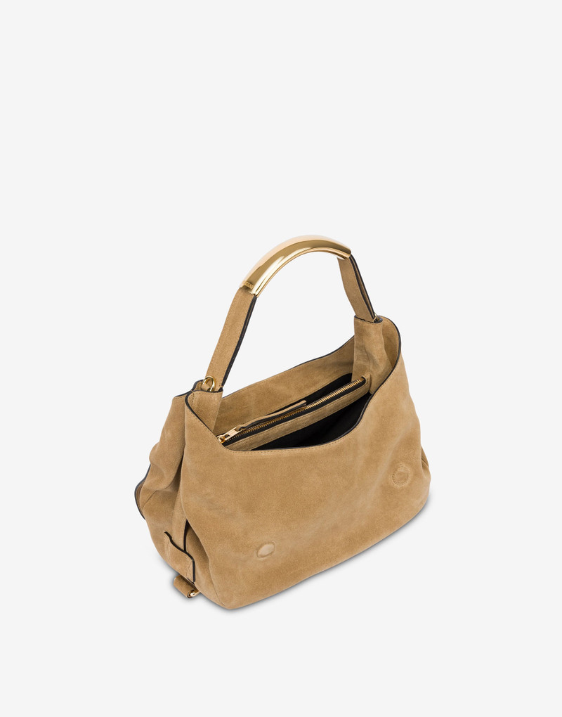 Moschino BRAIDED SUEDE HANDLE ME BAG outlook