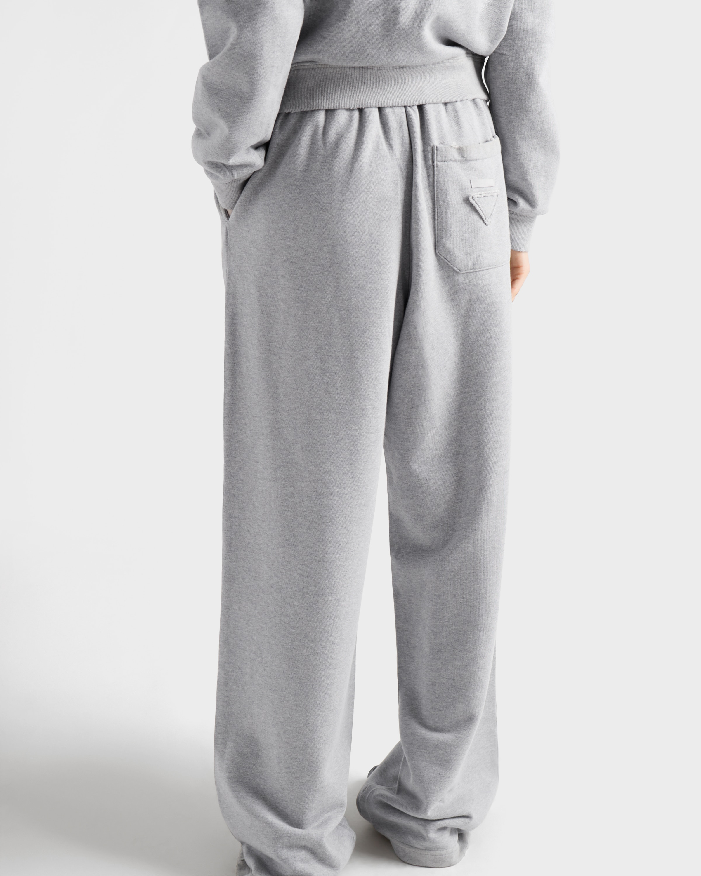 Cotton fleece joggers - 6