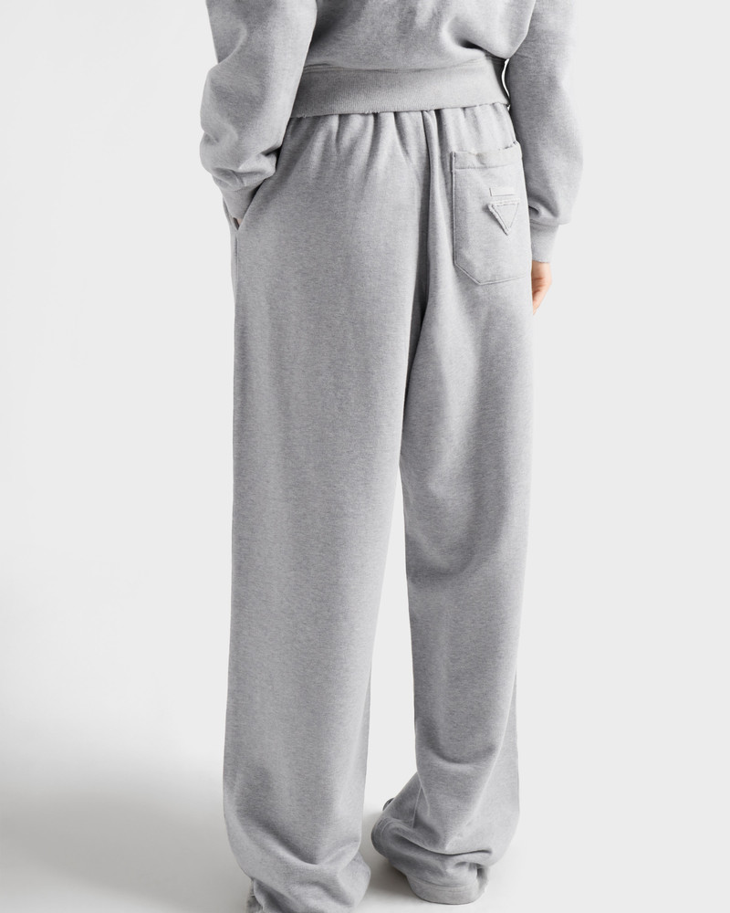 Cotton fleece joggers 6