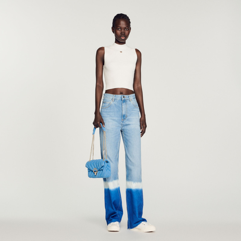 Sandro Quilted nylon Yza bag outlook
