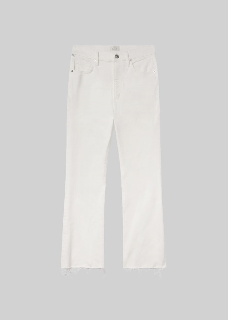 Isola Mid Rise Cropped Boot In Soft White 1
