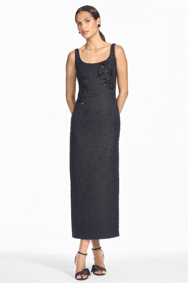 LETA DRESS - CARBON ROSES 3