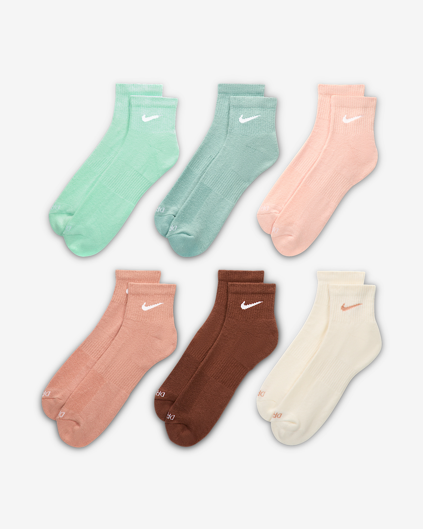 Nike Everyday Plus Cushioned Training Ankle Socks (6 Pairs) - 2
