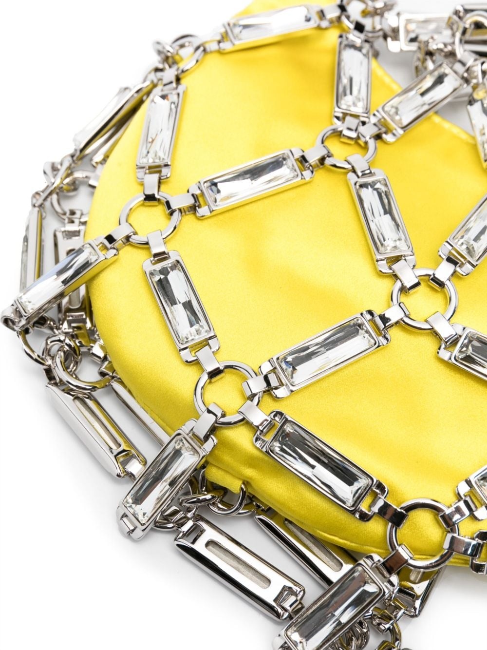 Cage crystal-embellished bag - 4