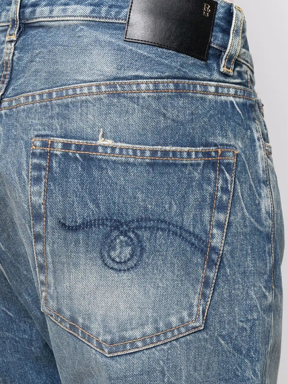 Kelly cropped distressed-hem jeans - 5