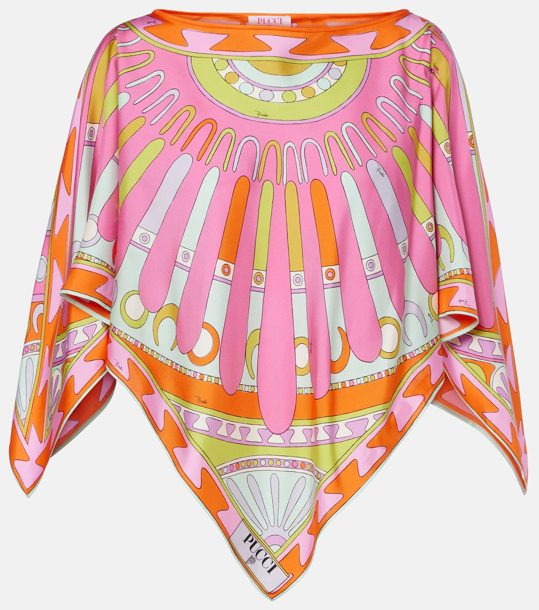 Soleil silk twill top - 1