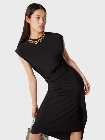 Paco Rabanne BLACK DRAPED DRESS outlook