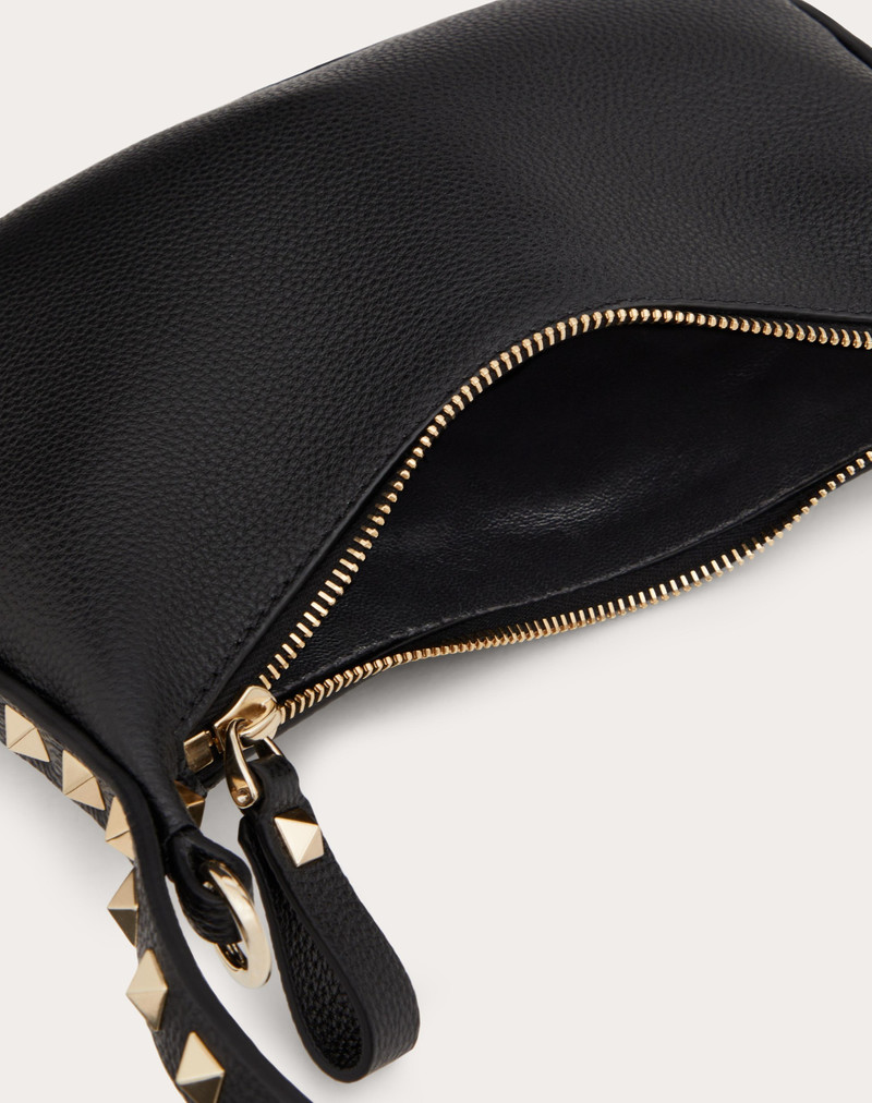 MINI ROCKSTUD HOBO BAG IN GRAINY CALFSKIN 7